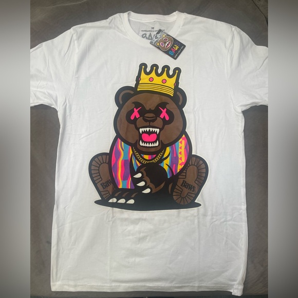 Other - Baws Clothing King 👑 Bear T-Shirt Mens Size Medium. New with tags